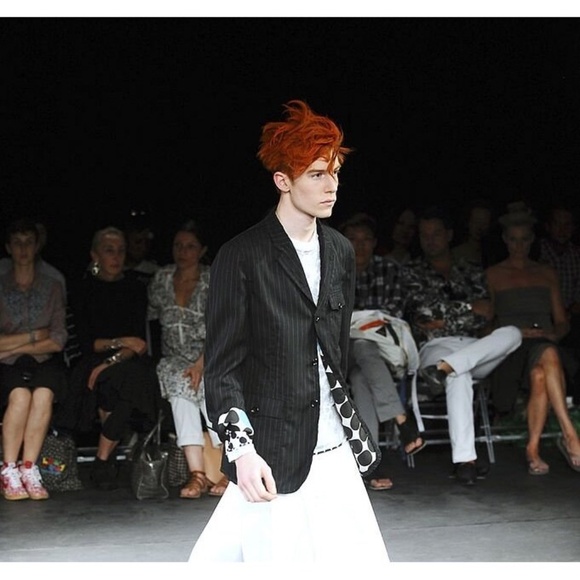 Comme des Garçons - SS09-Runway Cotton Dot Print Cut & Sewn Shirt - Picture 6 of 16